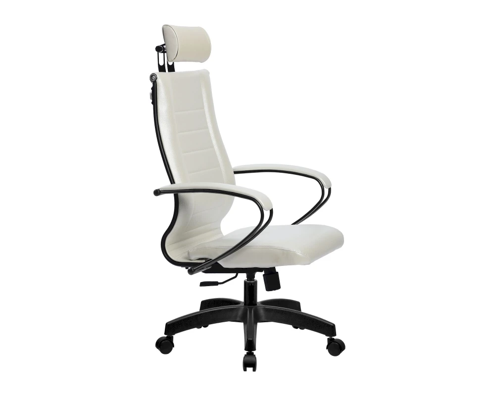 Кресло МЕТТА-32 MPES подл.117/осн.001 Экокожа, Белый