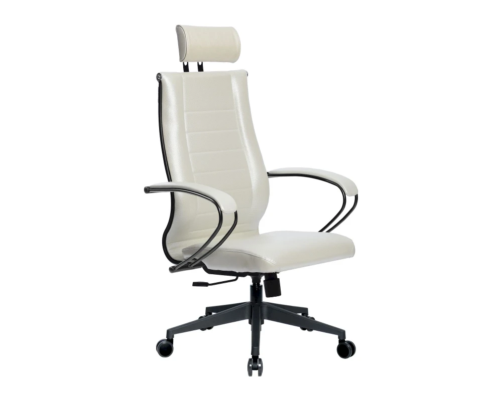 Кресло МЕТТА-32 MPES подл.117/осн.002 Экокожа, Белый