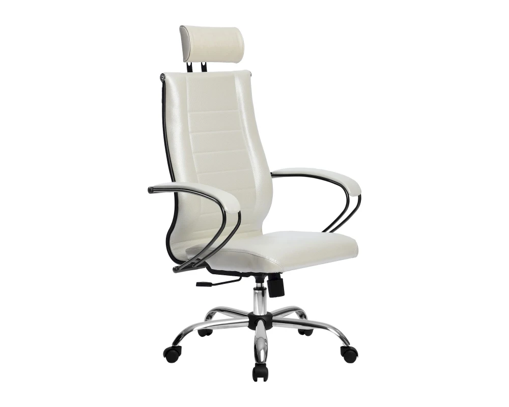 Кресло МЕТТА-32 MPES подл.117/осн.003 Экокожа, Белый