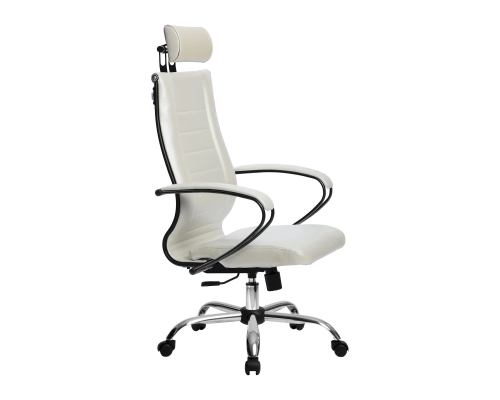 Кресло МЕТТА-32 MPES подл.117/осн.003 Экокожа, Белый