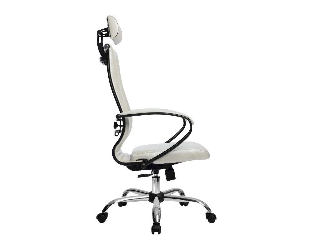 Кресло МЕТТА-32 MPES подл.117/осн.003 Экокожа, Белый