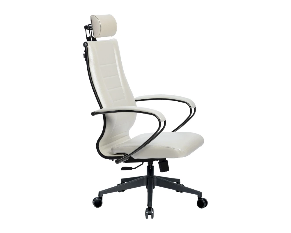 Кресло МЕТТА-34 MPES подл.117/осн.002 Экокожа, Белый