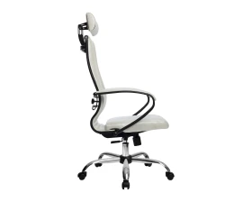 Кресло МЕТТА-34 MPES подл.117/осн.003 Экокожа, Белый images