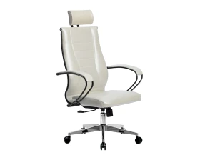 Кресло МЕТТА-34 MPES подл.117/осн.004 Экокожа, Белый images