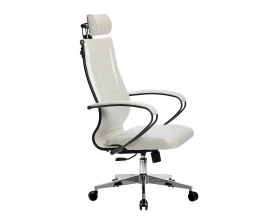 Кресло МЕТТА-34 MPES подл.117/осн.004 Экокожа, Белый images