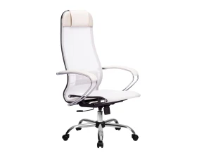 Кресло МЕТТА-4 MPRU подл.131/осн.003 Сетка, Белый images