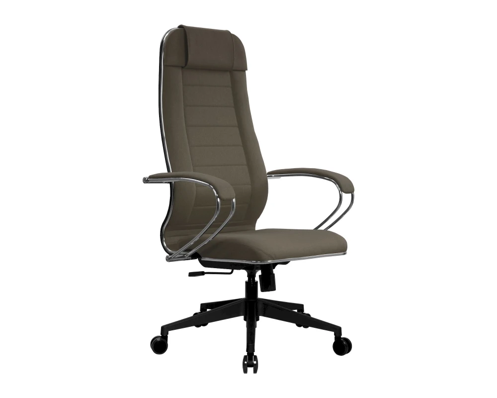 Кресло МЕТТА B 1m 32P подл.127/осн.002 Ткань, Коричневый