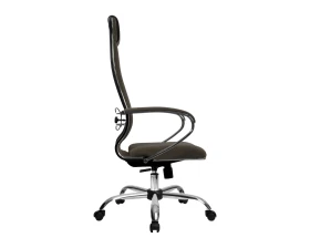 Кресло МЕТТА B 1m 32P подл.127/осн.003 Ткань, Коричневый images