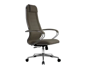 Кресло МЕТТА B 1m 32P подл.127/осн.004 Ткань, Коричневый images