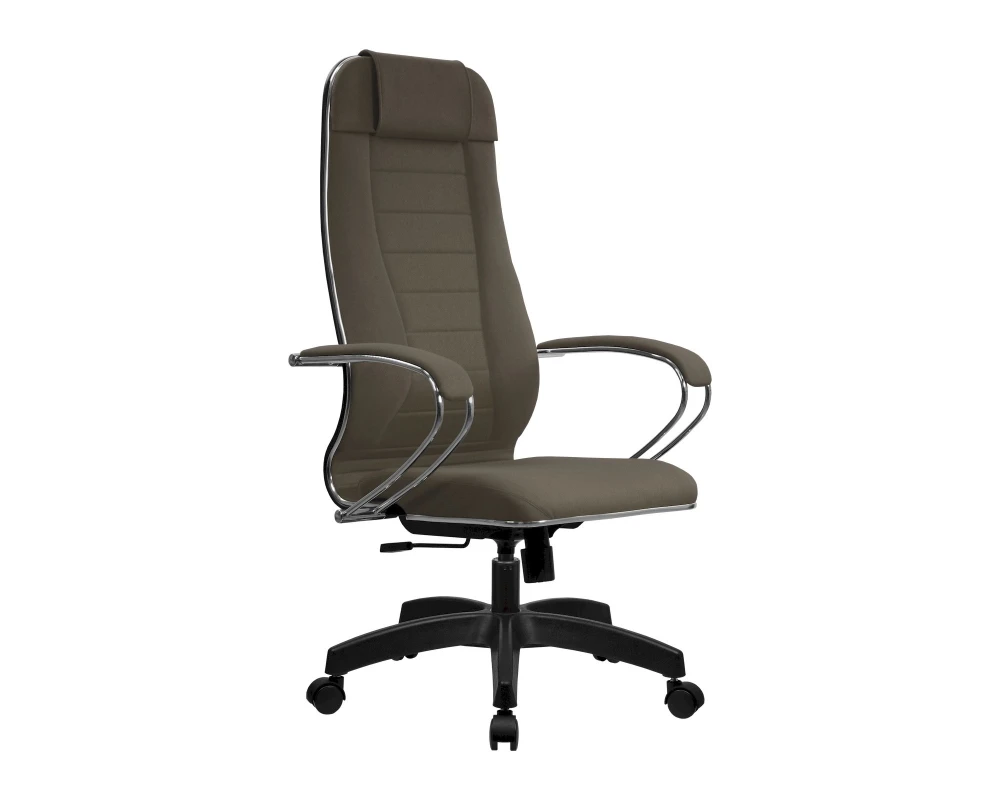 Кресло МЕТТА B 1m 32PF подл.127/осн.001 Ткань, Коричневый