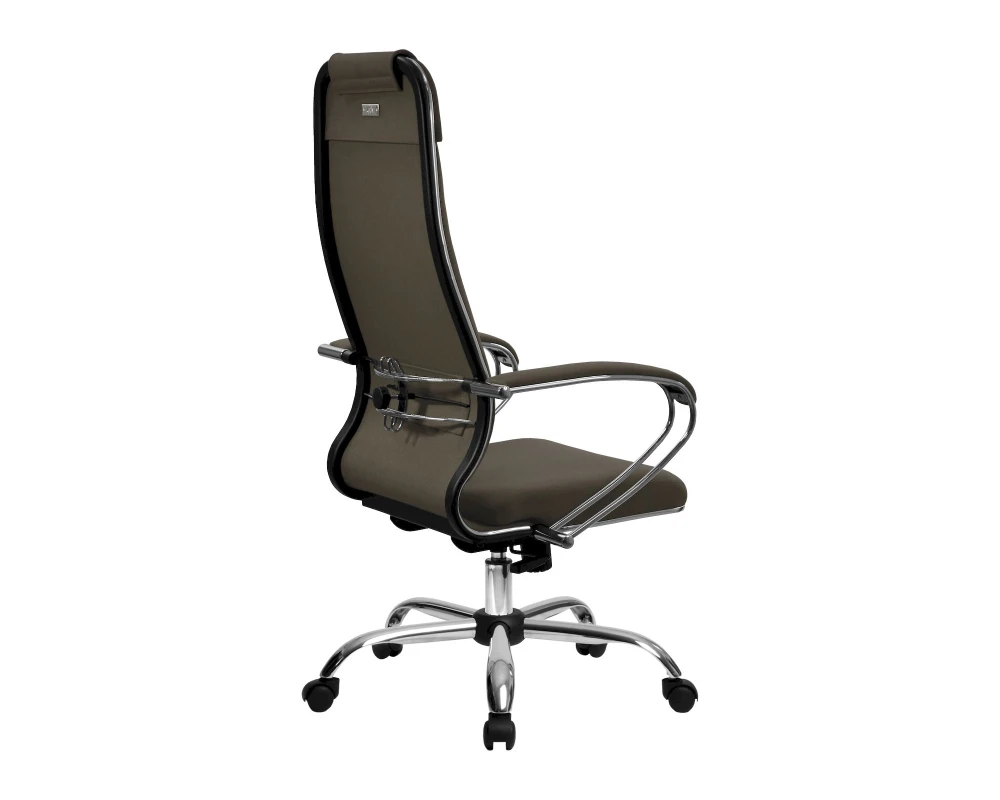 Кресло МЕТТА B 1m 32PF подл.127/осн.003 Ткань, Коричневый