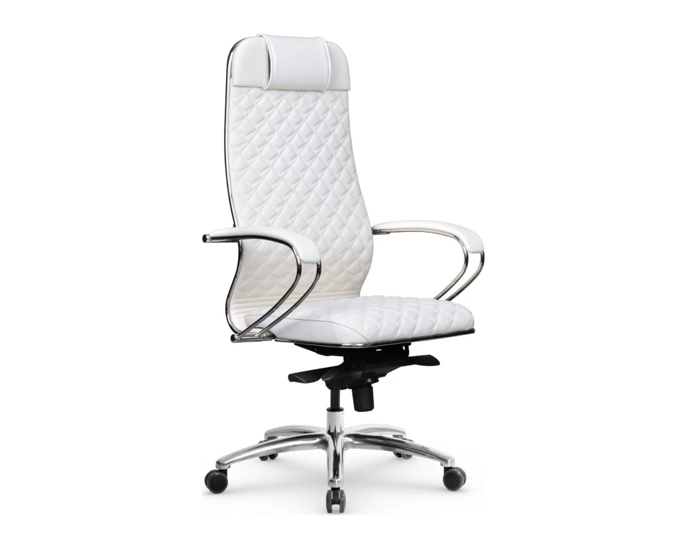 Кресло Samurai KL-1.04 MPES (средний ромб) Экокожа, Белый