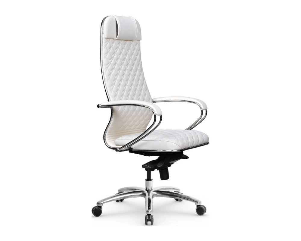 Кресло Samurai KL-1.04 MPES (средний ромб) Экокожа, Белый