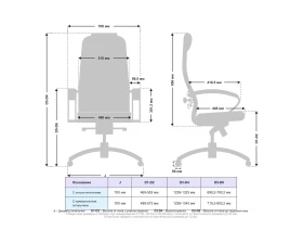 Кресло Samurai KL-1.041 MPES (крупный ромб) Экокожа, Белый images