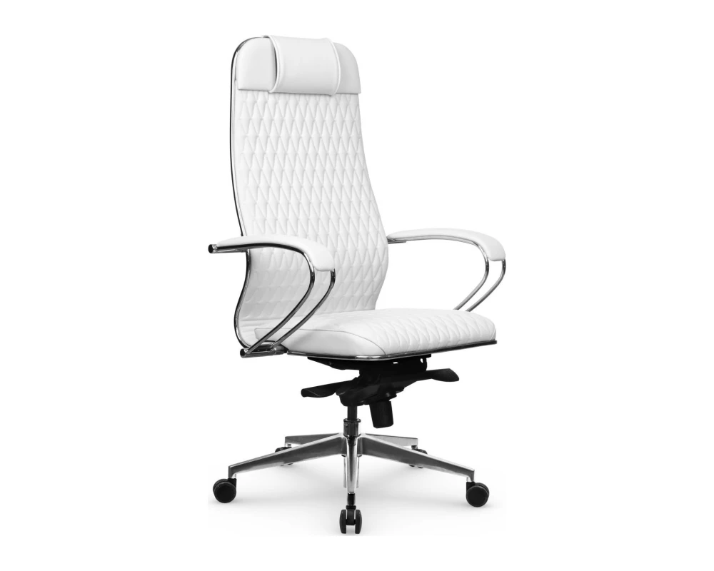 Кресло Samurai KL-1.041 MPES (мелкий ромб) Экокожа, Белый