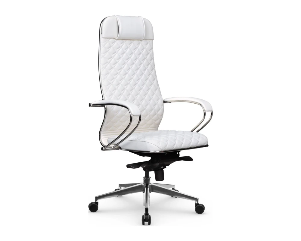 Кресло Samurai KL-1.041 MPES (средний ромб) Экокожа, Белый