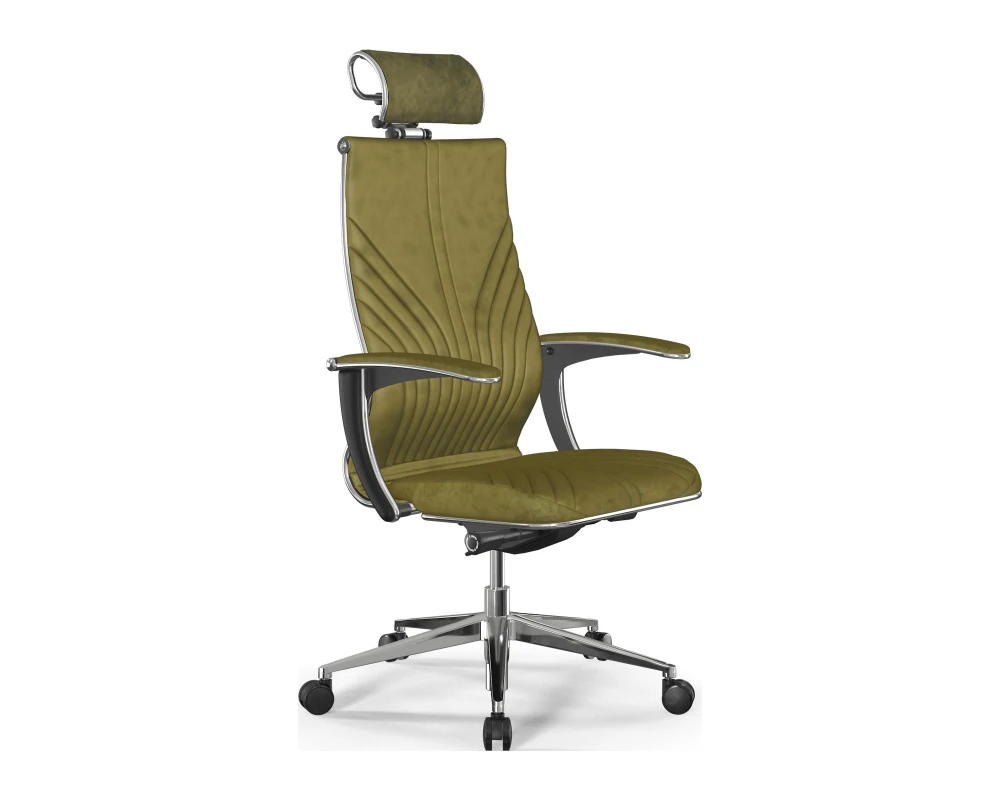 Кресло Samurai L2-13U M26.B32.G25.W03 Велюр, Оливковый