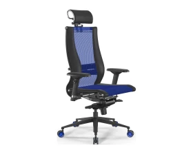 Кресло Samurai L2-16D M06.B11.G22.W27 Сетка, Синий/Черный images
