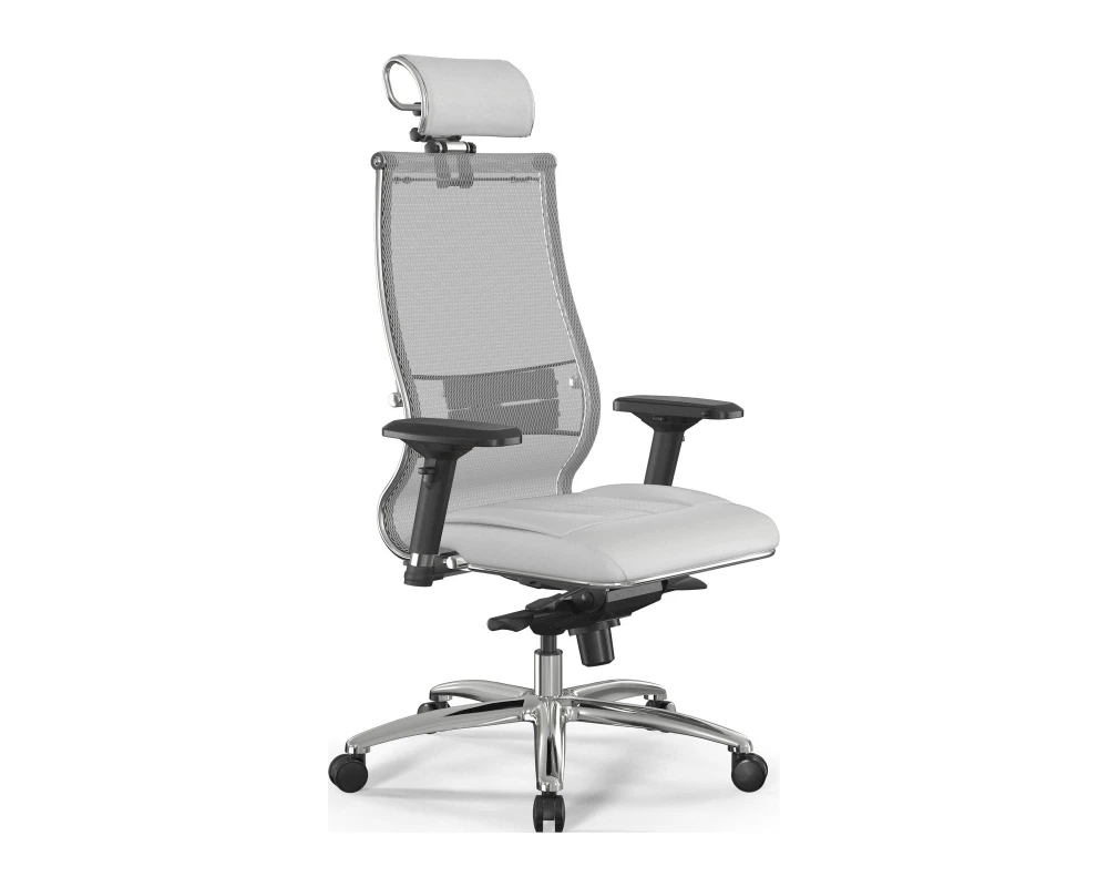 Кресло Samurai L2-6D M06.B31.G04.W03 Сетка/Экокожа, Белый