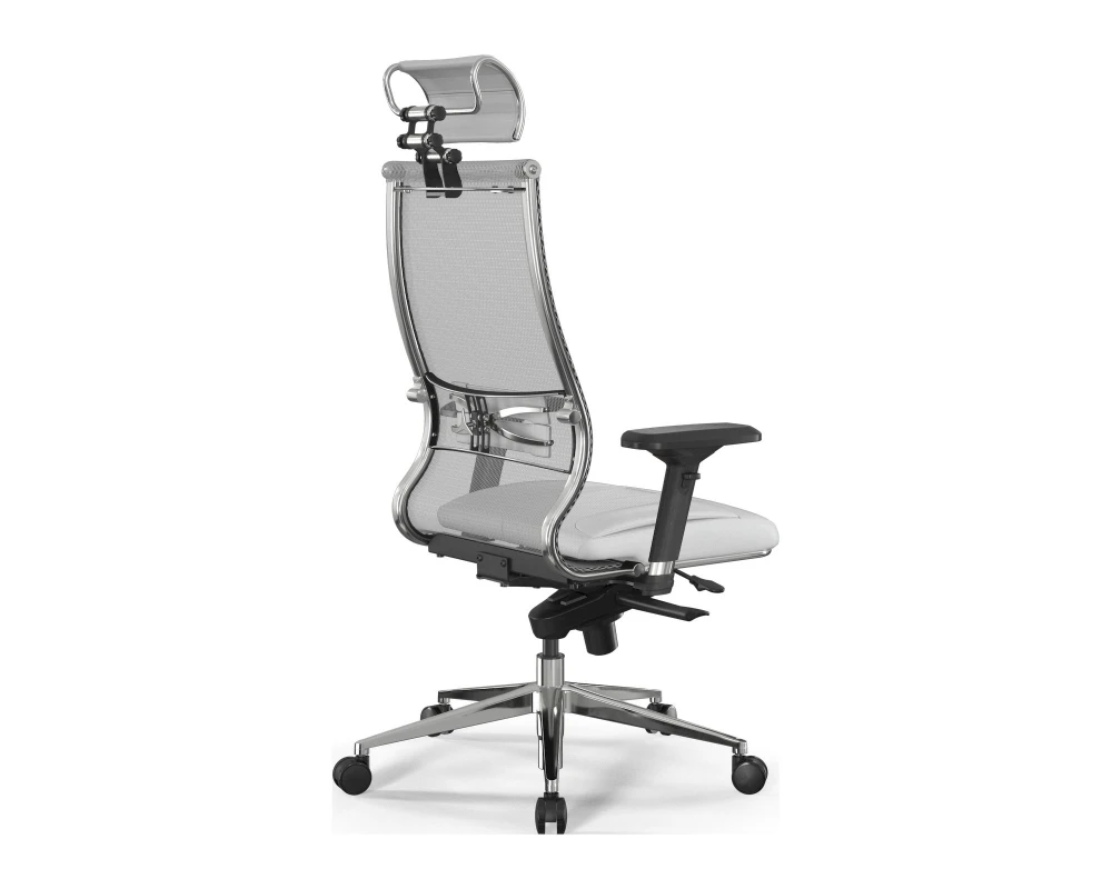 Кресло Samurai L2-6D M06.B32.G11.W03 Сетка/Экокожа, Белый