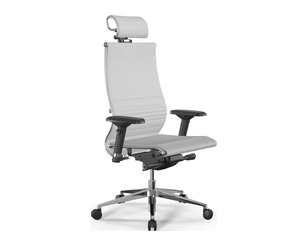 Кресло Samurai L2-7D M26.B32.G25.W03 Экокожа, Белый