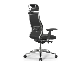 Кресло Samurai M3-11D M26.B32.G25.W03 (бежевая строчка) Экокожа, Черный images