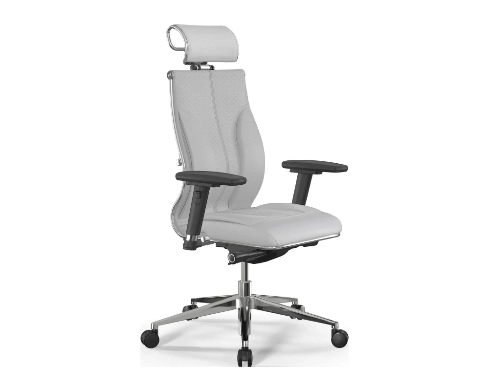 Кресло Samurai M3-11D M26.B32.G25.W03 Экокожа, Белый