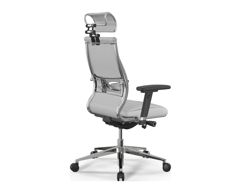 Кресло Samurai M3-11D M26.B32.G25.W03 Экокожа, Белый