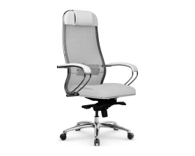 Кресло Samurai SL-1.04 MPES Сетка/Экокожа, Белый images