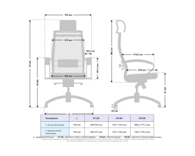 Кресло Samurai SL-2.05 MPES Сетка/Экокожа, Белый images