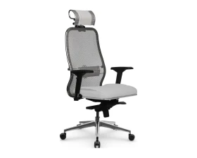 Кресло Samurai SL-3.041 MPES Сетка/Экокожа, Белый images