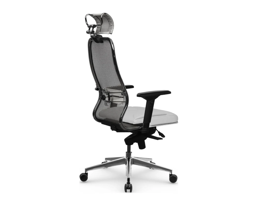 Кресло Samurai SL-3.041 MPES Сетка/Экокожа, Белый