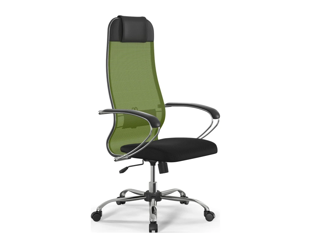 Кресло ErgoLife S 10 B1-180K M09.B21.G20.W01 Сетка, Зеленый/Черный