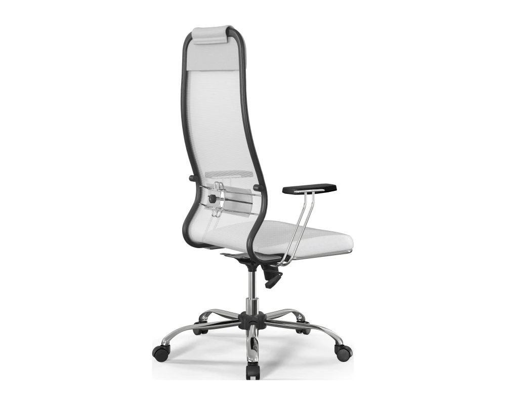 Кресло ErgoLife S 10 B1 M09.B21.G20.W01 (хром) Сетка/Экокожа, Белый