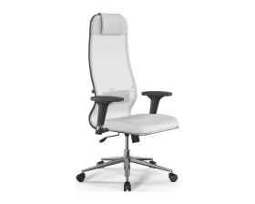 Кресло ErgoLife S 10 B1 M09.B23.G18.W01 (спинка и подл.1) Сетка/Экокожа, Белый images