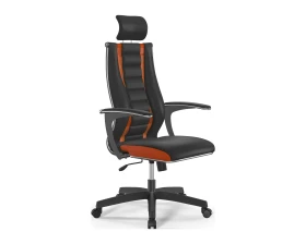 Кресло ErgoLife S 10 B2-160U M09.B02.G15.W01 Сетка/Экокожа, Черный/Оранжевый images