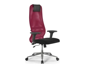 Кресло ErgoLife S 8 B1-8D M09.B23.G18.W01 Сетка, Красный/Черный images