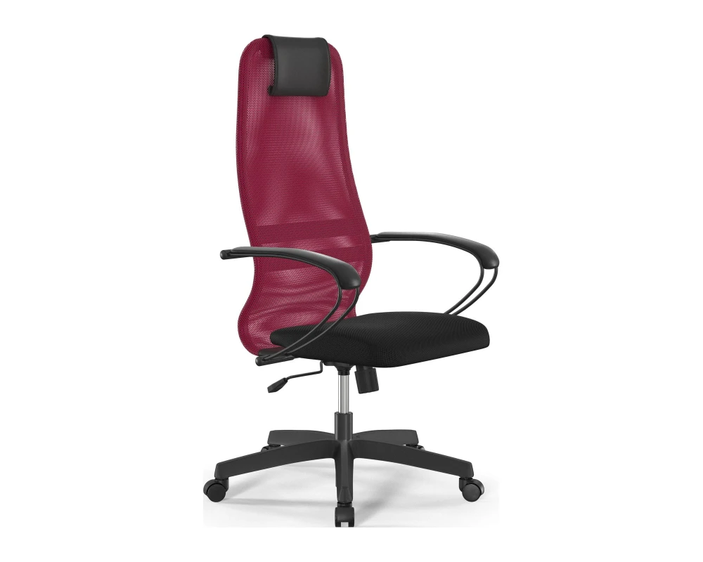 Кресло ErgoLife S 8 B1-8K M09.B02.G15.W01 Сетка, Красный/Черный