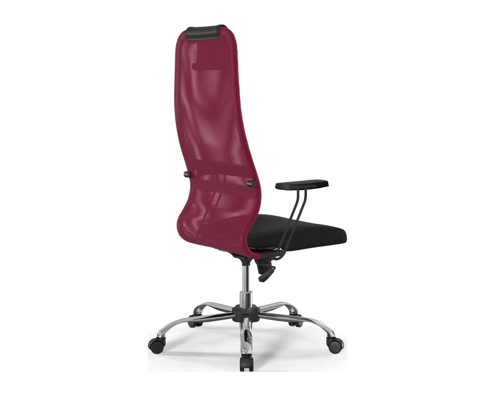 Кресло ErgoLife S 8 B1-8T M09.B21.G20.W01 Сетка, Красный/Черный