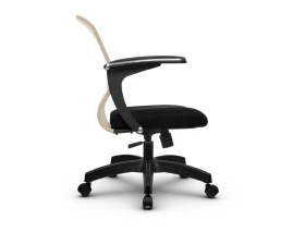 Кресло SU-M-4 подл.160/осн.001 Сетка, Бежевый/Черный images