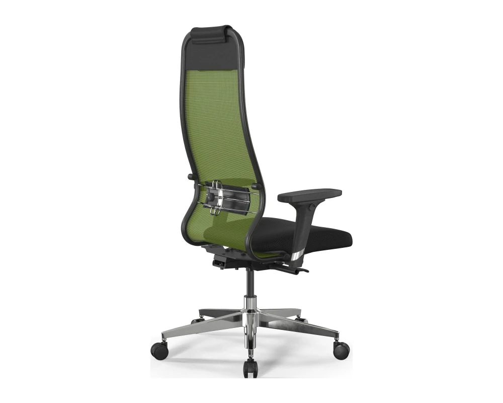 Кресло ErgoLife SynchroSit 10 B1-111D M23.B22.G18.W03 Сетка, Зеленый/Черный