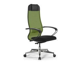 Кресло ErgoLife SynchroSit 10 B1-111K M23.B22.G18.W03 Сетка, Зеленый/Черный images