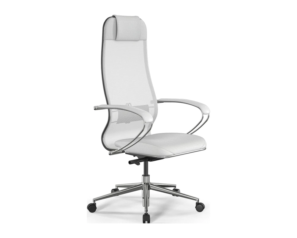 Кресло ErgoLife SynchroSit 10 B1-115K M23.B23.G18.W02 Сетка/Экокожа, Белый