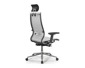 Кресло ErgoLife SynchroSit 10 B2-107D M23.B23.G18.W02 (с подголовником, подл.2) Сетка, Белый images