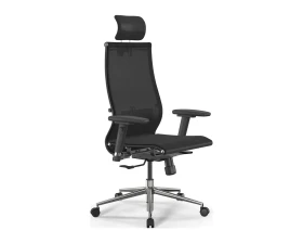 Кресло ErgoLife SynchroSit 10 B2-189D M25.B23.G18.W02 (с подголовником, подл.2) Сетка, Черный images