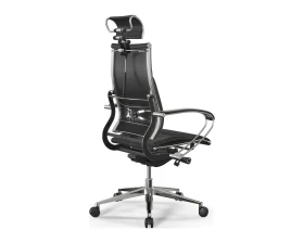 Кресло Y 2DM B2-10K M26.B32.G25.W03 (бежевая строчка) Экокожа, Черный images