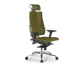 Кресло Y 4DF B2-12D M06.B35.G11.W03 Велюр, Оливковый images