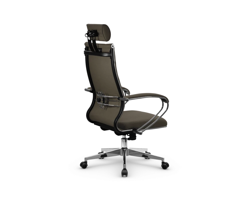 Кресло МЕТТА B 2m 34PF подл.127/осн.004 Ткань, Коричневый