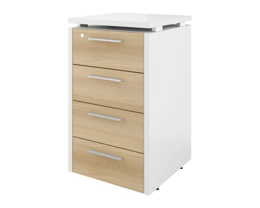 Тумба приставная (4 ящика с змамком) 450х450х750 Дублин