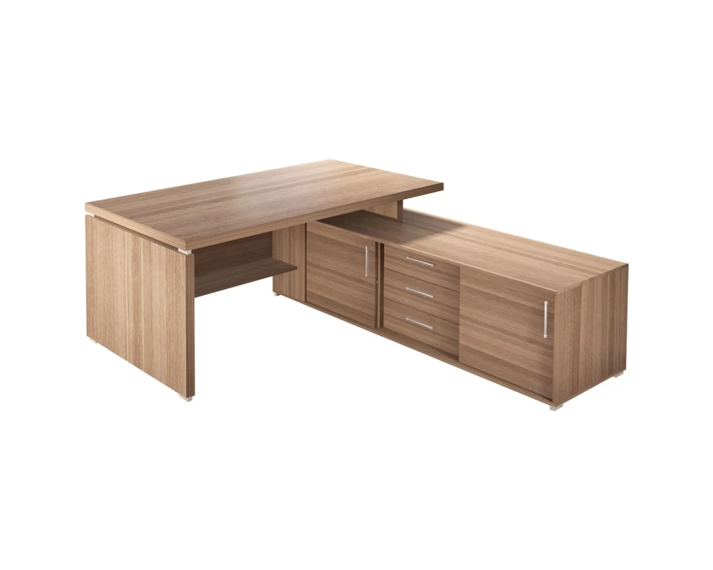 Стол с тумбой 2000х1800х770 КВ7 Вектор